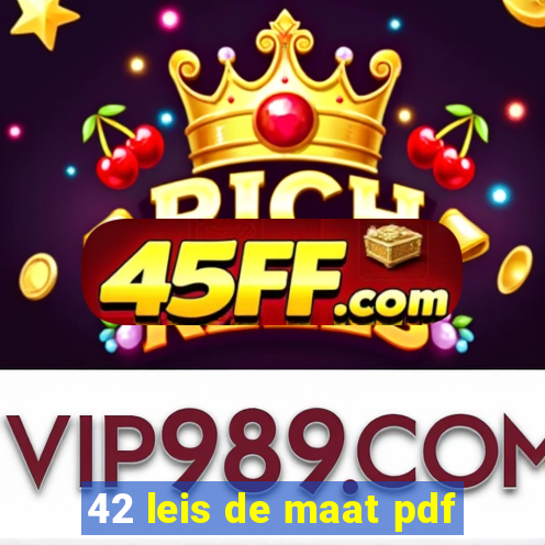 42 leis de maat pdf